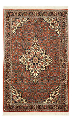 Alfombra persa - Bidjar - 141 x 89 cm - beige oscuro