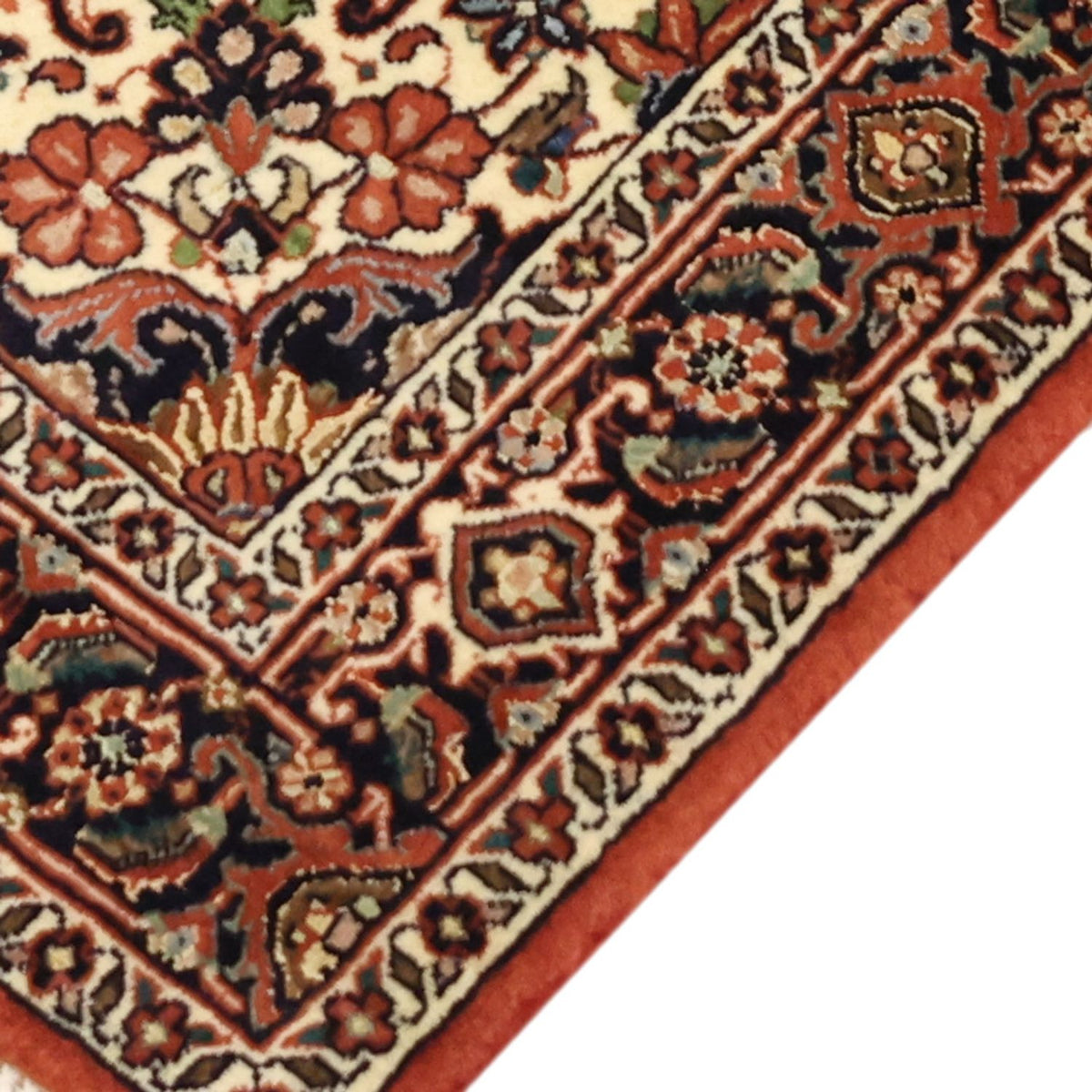 Alfombra persa - Bidjar - 141 x 89 cm - beige oscuro