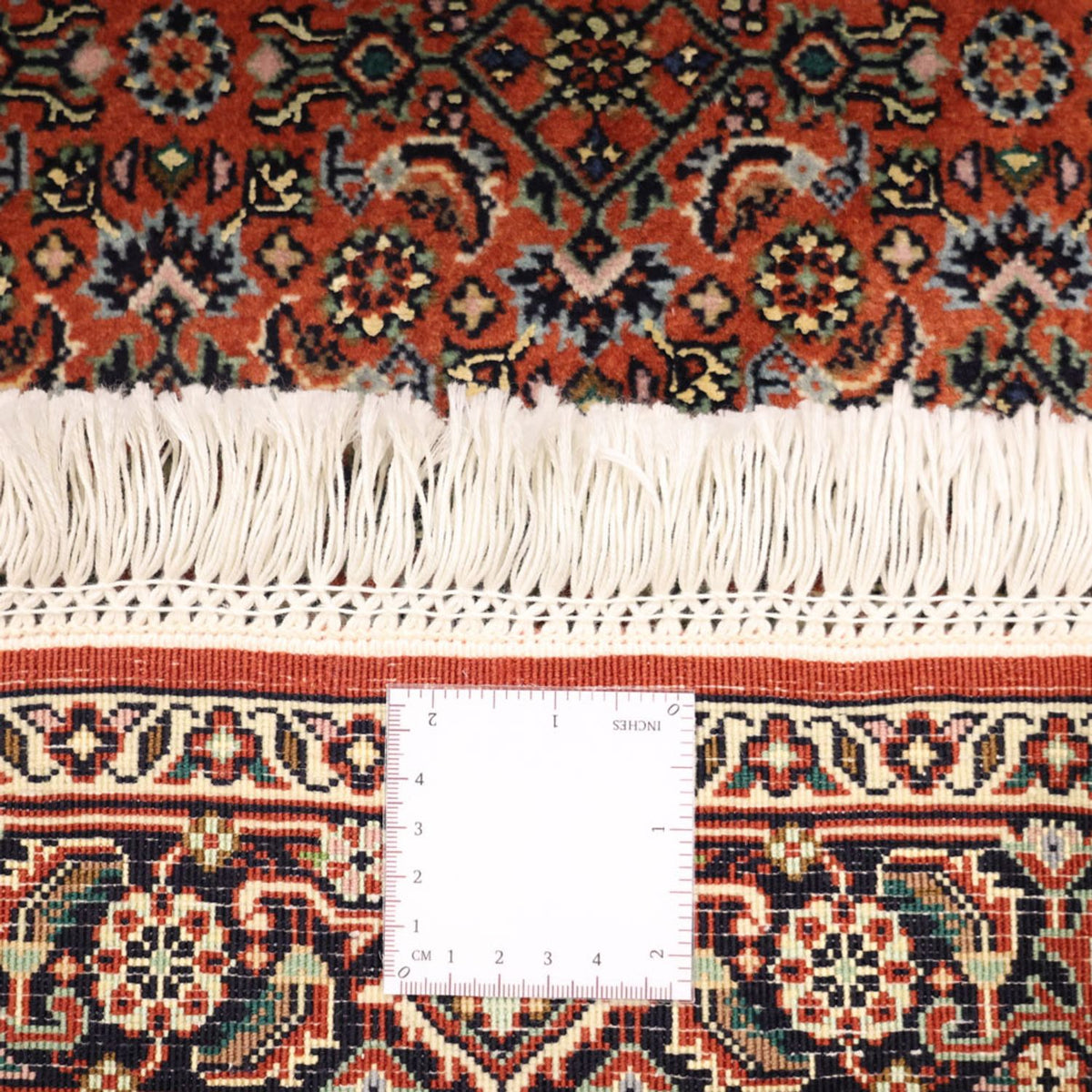 Alfombra persa - Bidjar - 141 x 89 cm - beige oscuro