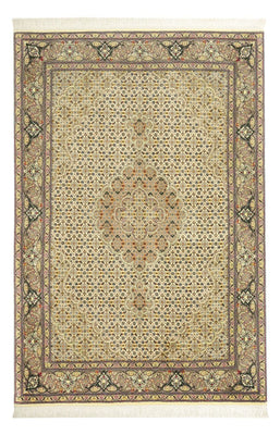 Alfombra Persa - Tabriz - Real - 152 x 101 cm - verde oliva
