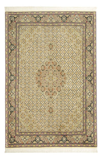 Alfombra Persa - Tabriz - Real - 152 x 101 cm - verde oliva