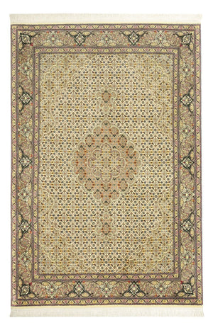 Alfombra Persa - Tabriz - Real - 152 x 101 cm - verde oliva