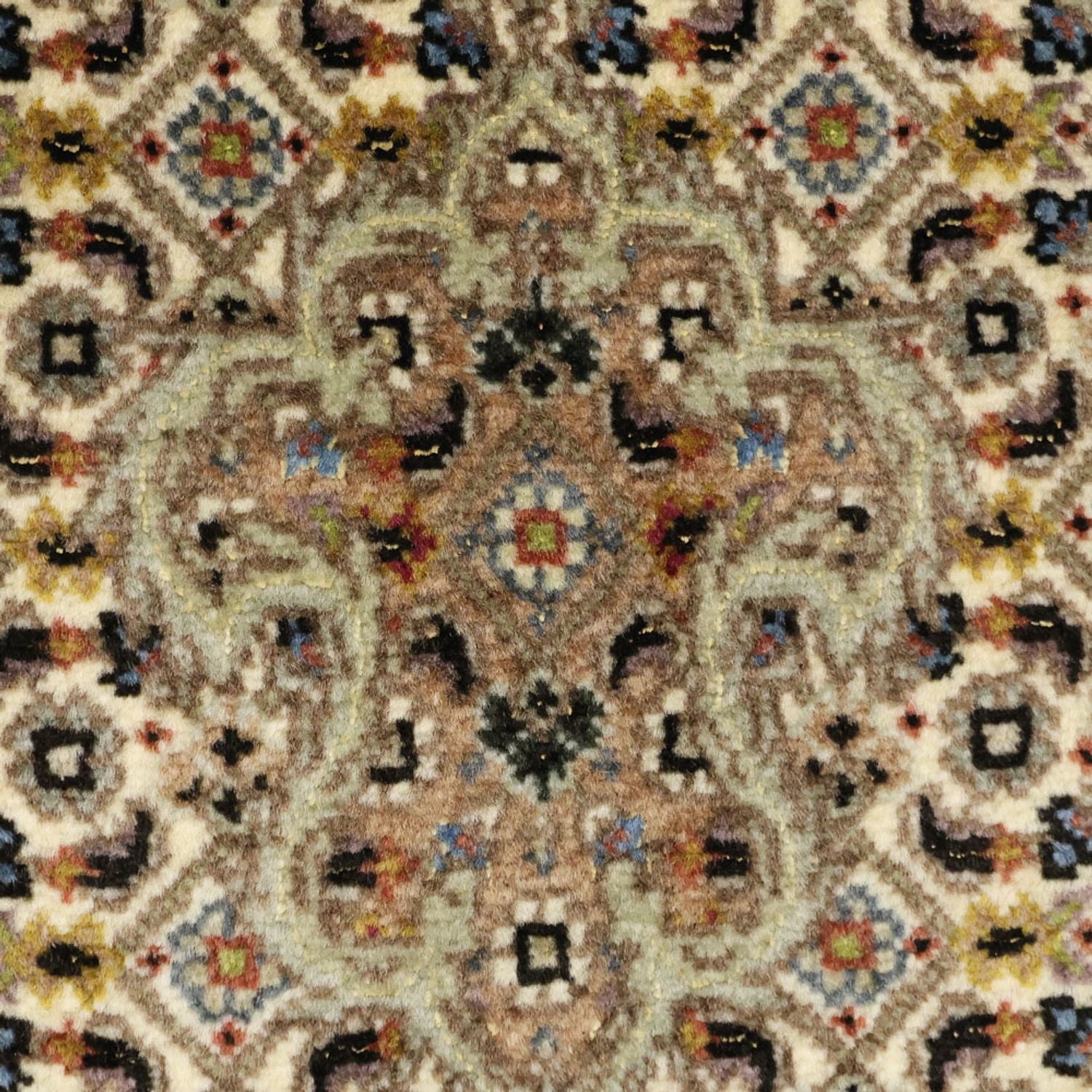 Alfombra Persa - Tabriz - Real - 152 x 101 cm - verde oliva