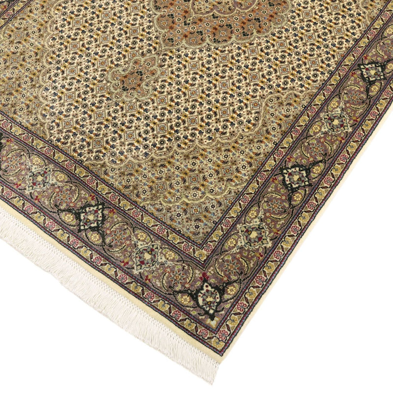 Alfombra Persa - Tabriz - Real - 152 x 101 cm - verde oliva