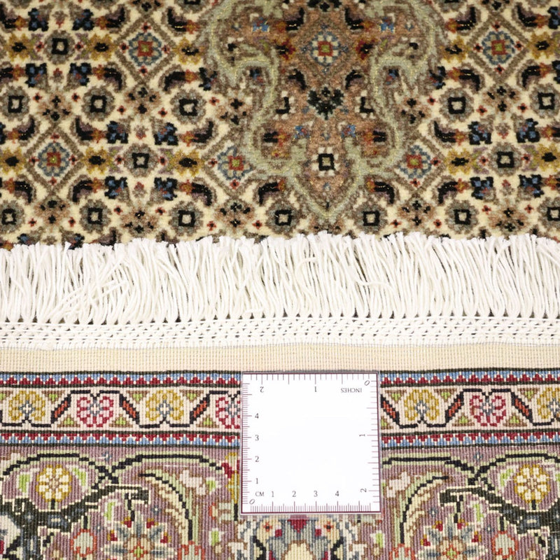 Alfombra Persa - Tabriz - Real - 152 x 101 cm - verde oliva