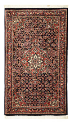 Alfombra persa - Bidjar - 131 x 79 cm - rojo oscuro