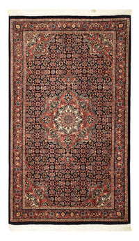 Alfombra persa - Bidjar - 131 x 79 cm - rojo oscuro