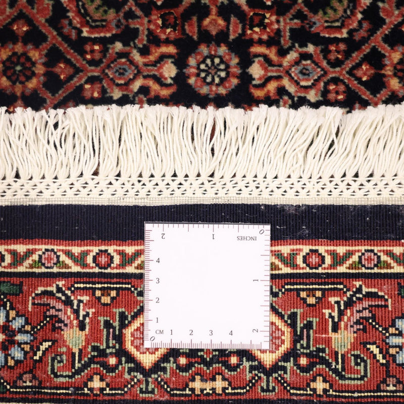 Alfombra persa - Bidjar - 131 x 79 cm - rojo oscuro