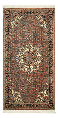 Alfombra persa - Bidjar - 144 x 70 cm - beige oscuro