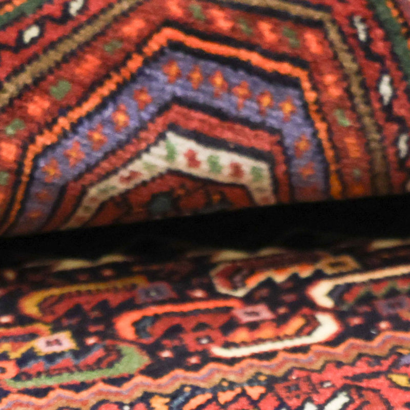 Alfombra persa - Nómada - 150 x 100 cm - rojo oscuro