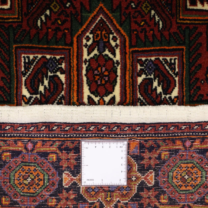 Alfombra persa - Nómada - 150 x 100 cm - rojo oscuro