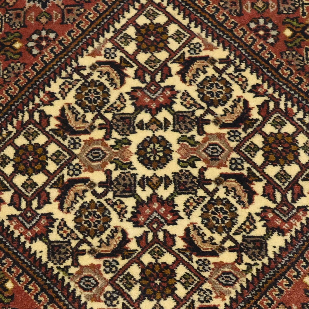 Alfombra de pasillo Alfombra persa - Bidjar - 297 x 82 cm - terracota