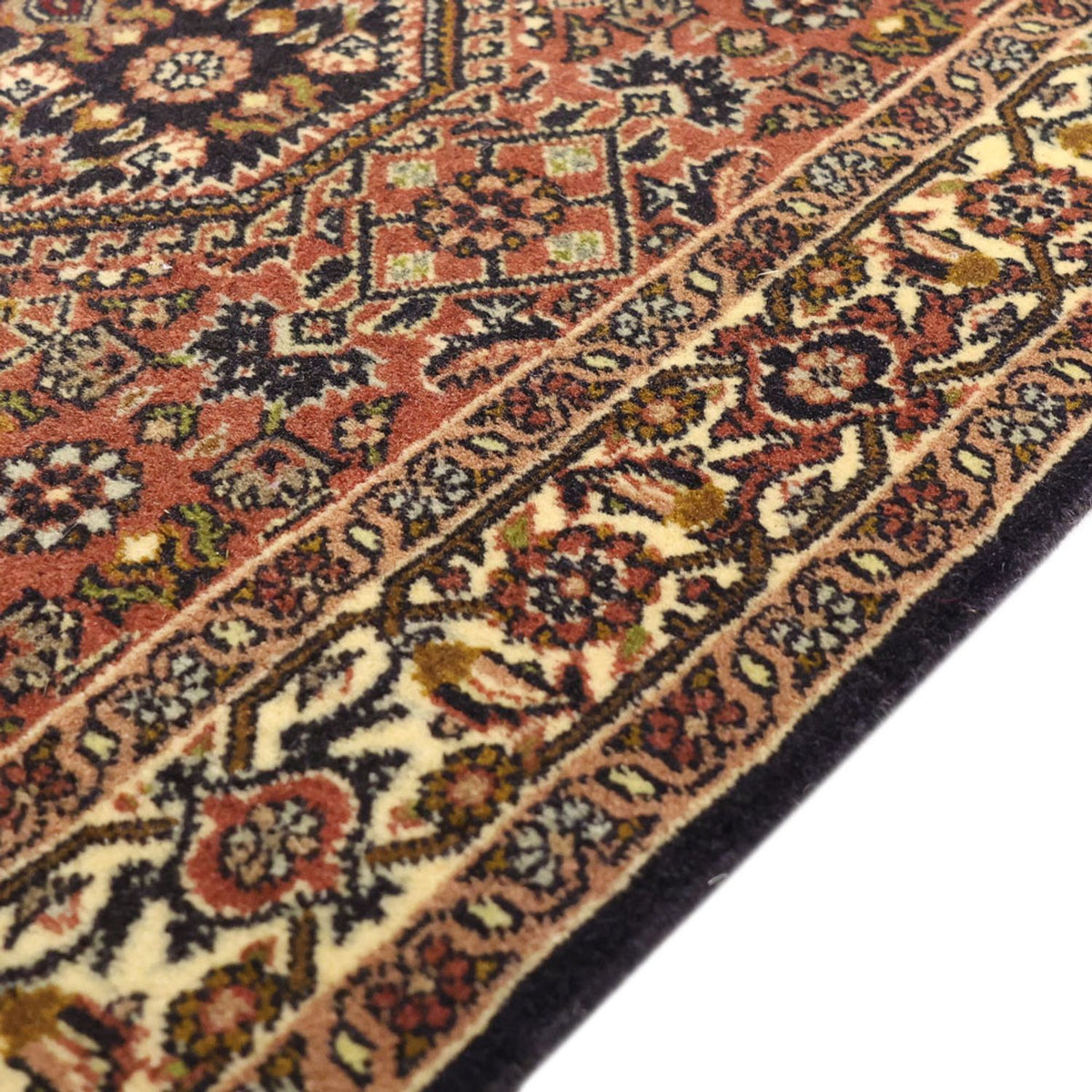 Alfombra de pasillo Alfombra persa - Bidjar - 297 x 82 cm - terracota