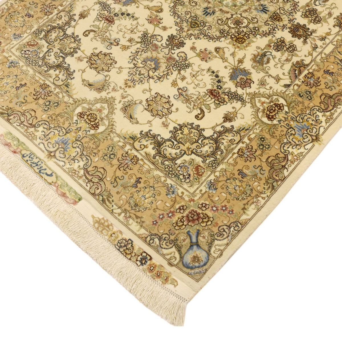Alfombra Persa - Tabriz - Real - 160 x 99 cm - beige