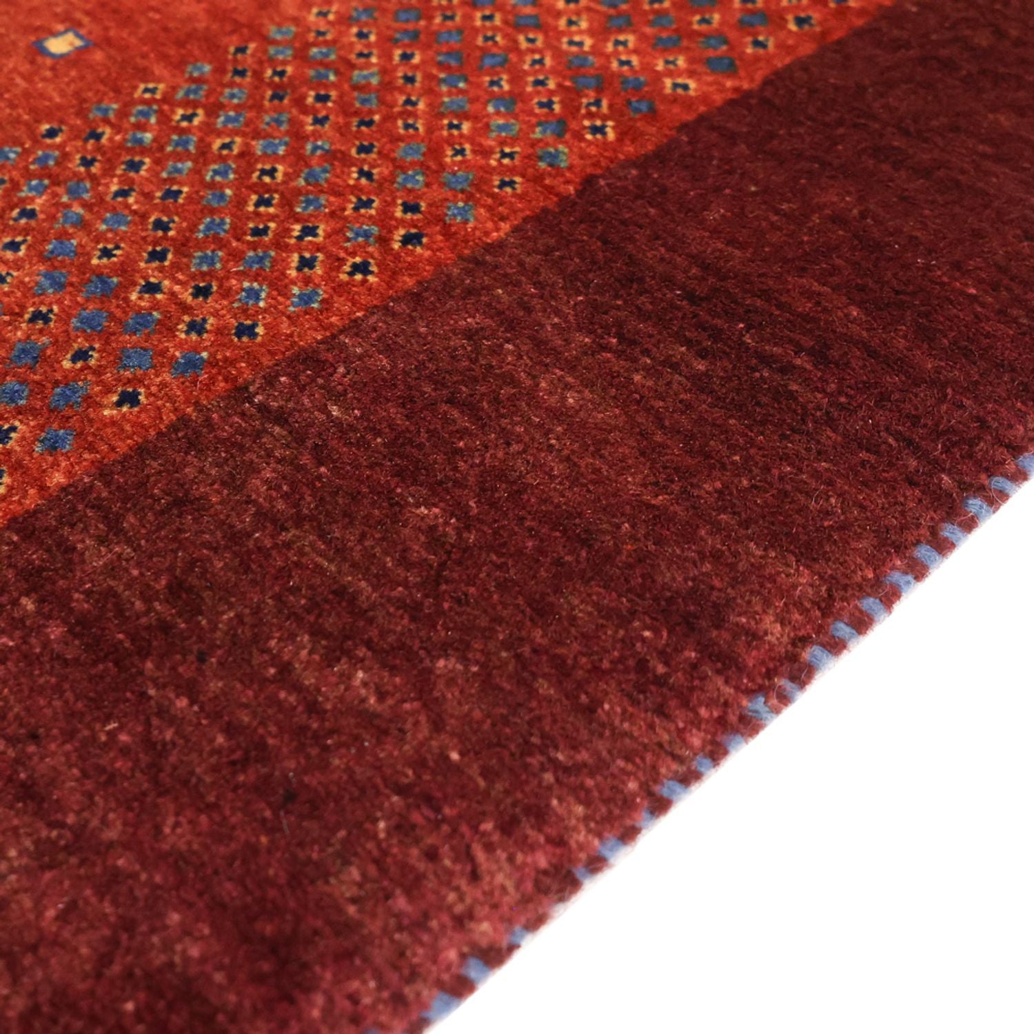 Alfombra Gabbeh - Persa Kashkuli - 157 x 104 cm - rojo