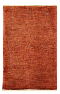 Alfombra Gabbeh - Persa Kashkuli - 122 x 79 cm - rojo oscuro
