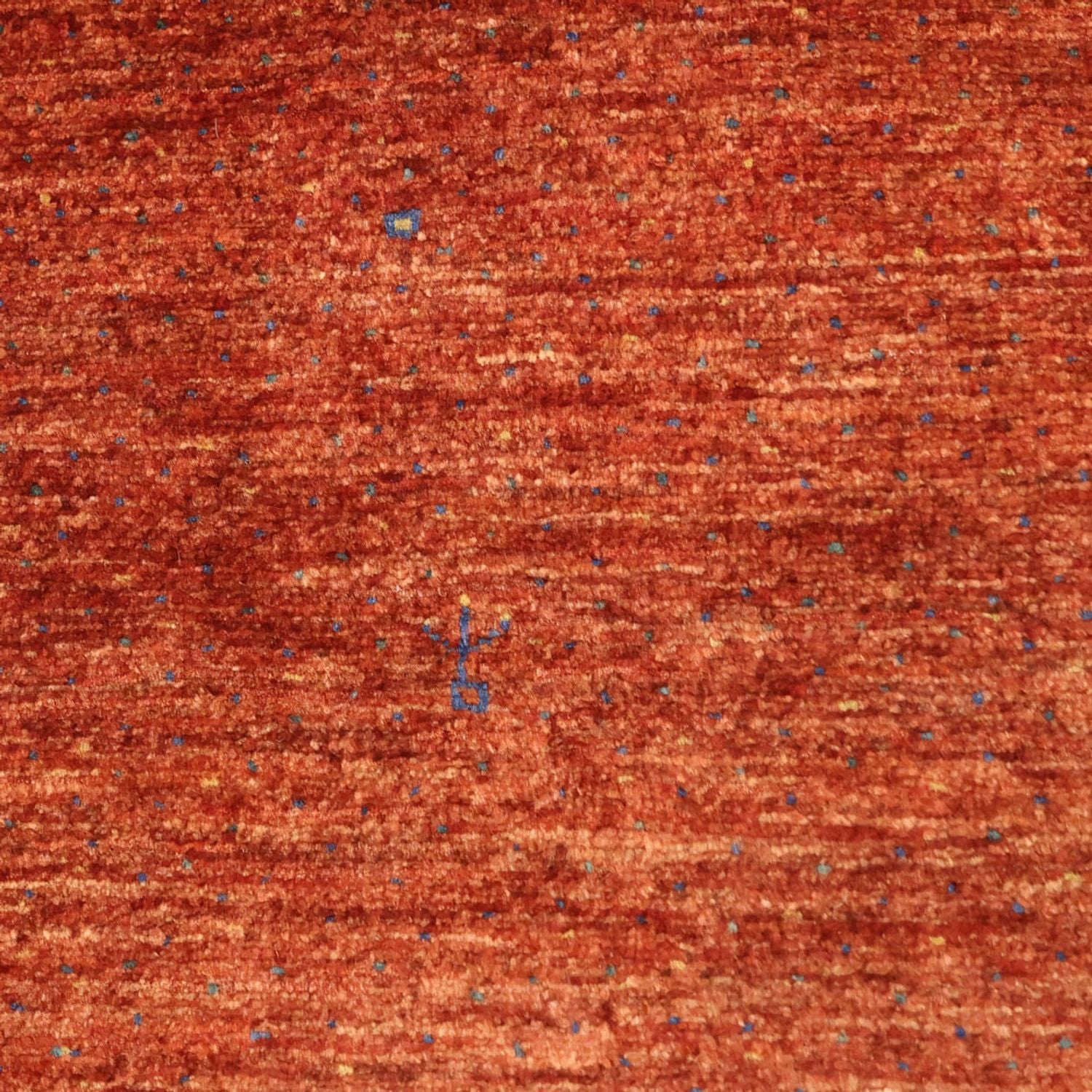 Alfombra Gabbeh - Persa Kashkuli - 122 x 79 cm - rojo oscuro