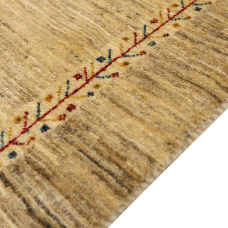 Alfombra Gabbeh - Persa Kashkuli - 130 x 81 cm - arena