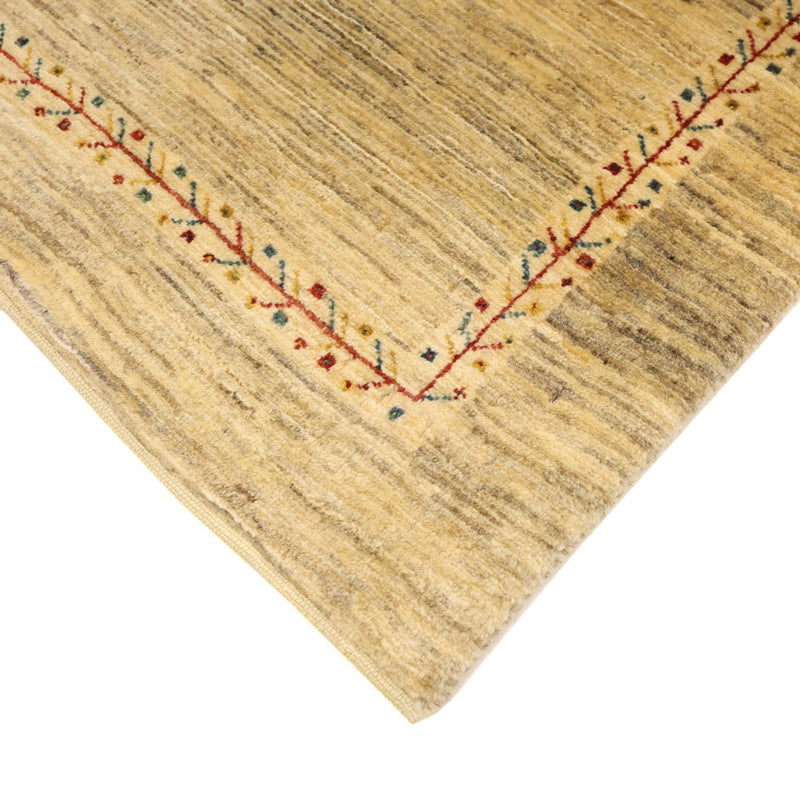Alfombra Gabbeh - Persa Kashkuli - 130 x 81 cm - arena