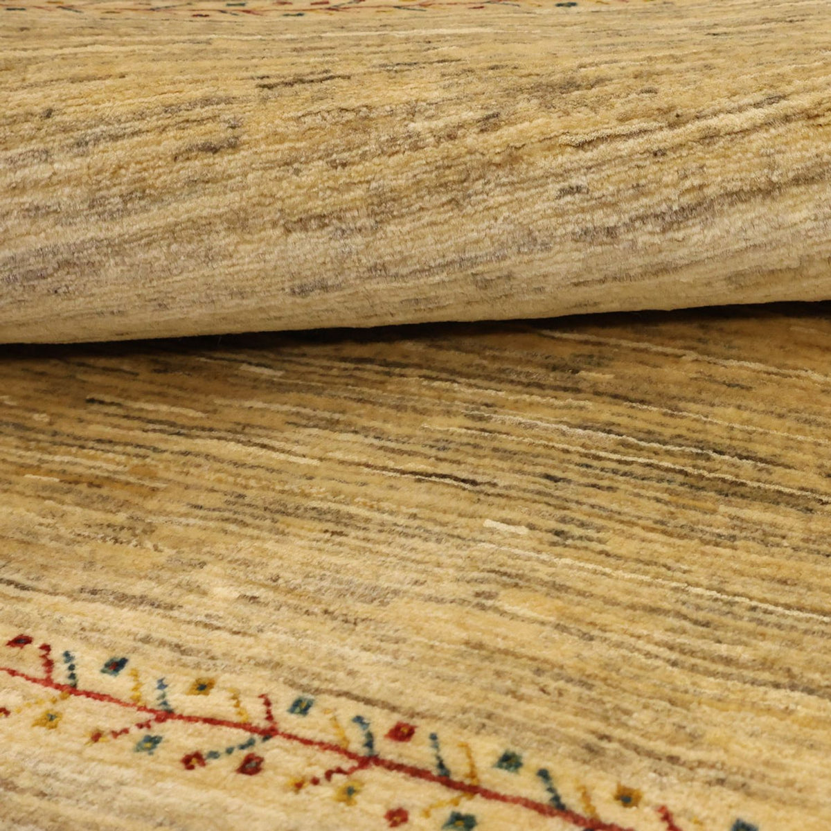 Alfombra Gabbeh - Persa Kashkuli - 130 x 81 cm - arena