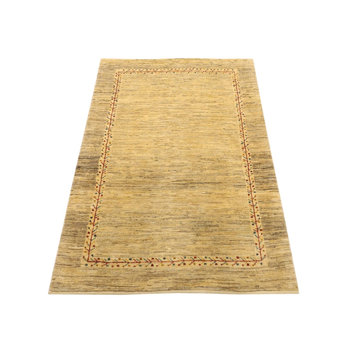 Alfombra Gabbeh - Persa Kashkuli - 130 x 81 cm - arena