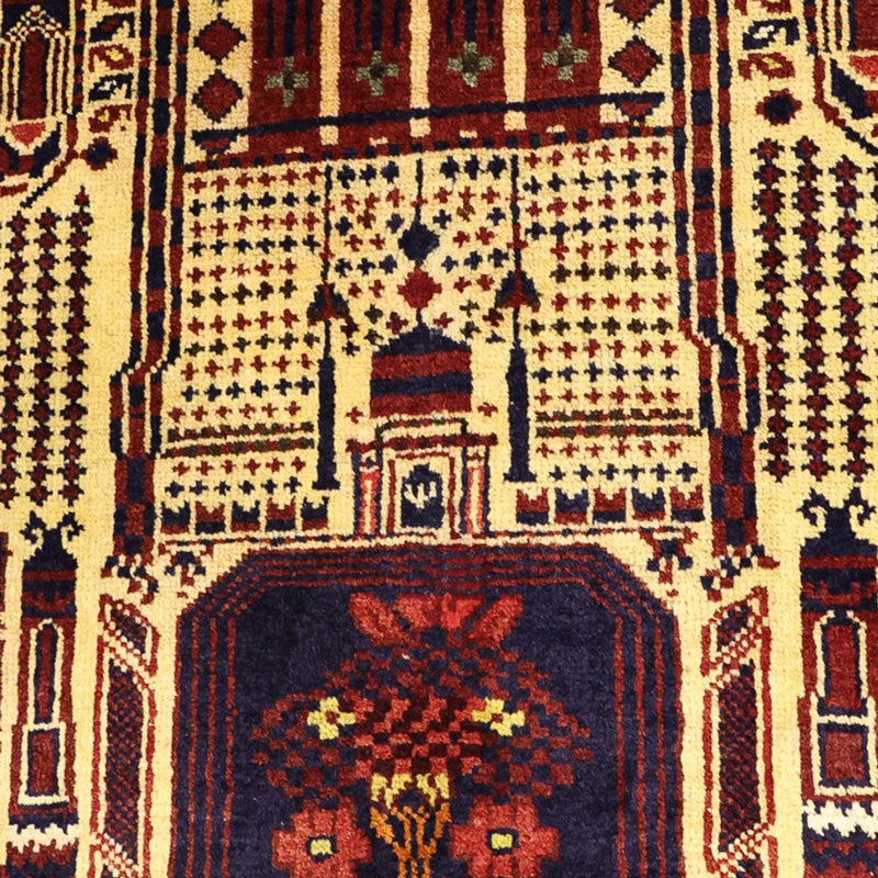 Alfombra Belutsch - 142 x 96 cm - multicolor