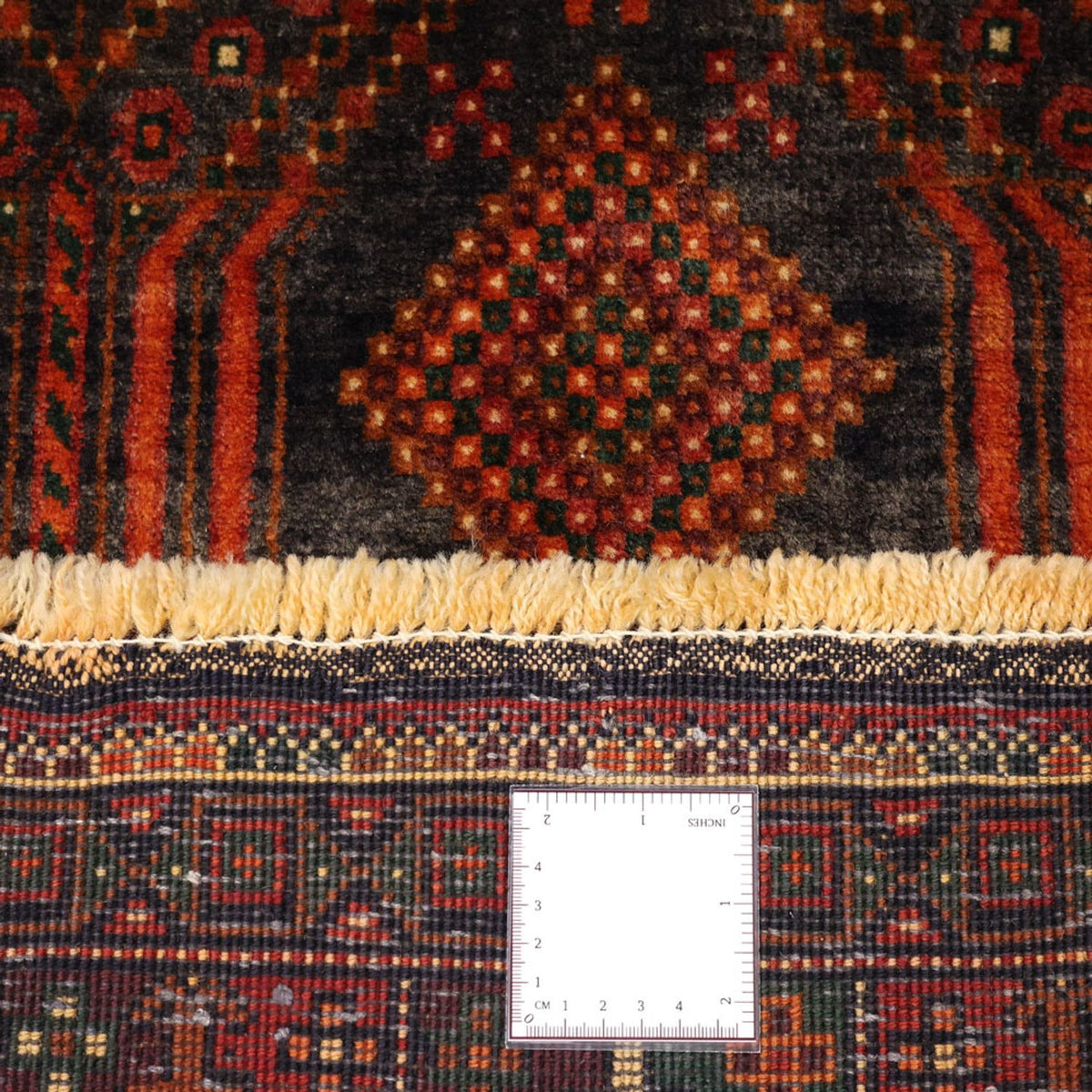 Alfombra de pasillo Alfombra Belutsch - 292 x 110 cm - rojo oscuro