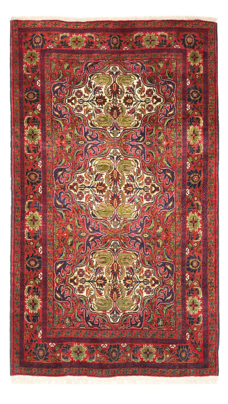 Alfombra de pasillo Alfombra Belutsch - 223 x 128 cm - rojo oscuro