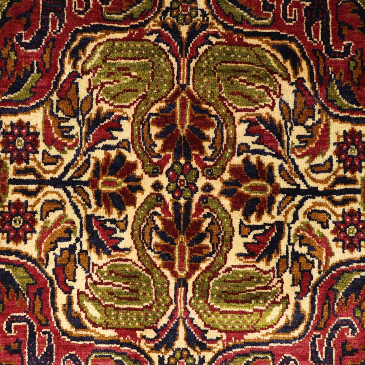 Alfombra de pasillo Alfombra Belutsch - 223 x 128 cm - rojo oscuro