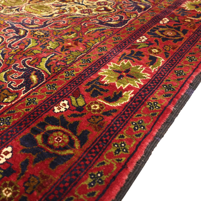 Alfombra de pasillo Alfombra Belutsch - 223 x 128 cm - rojo oscuro