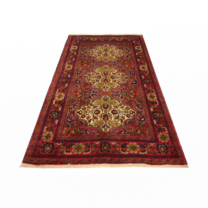 Alfombra de pasillo Alfombra Belutsch - 223 x 128 cm - rojo oscuro