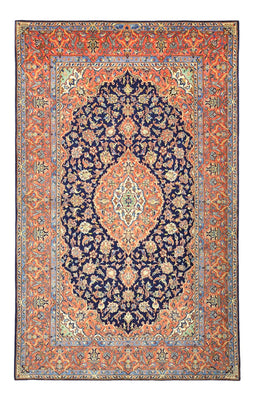 Alfombra persa - Bidjar - Real - 220 x 136 cm - azul oscuro