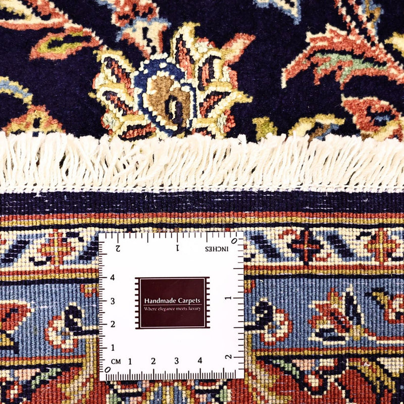 Alfombra persa - Bidjar - Real - 220 x 136 cm - azul oscuro