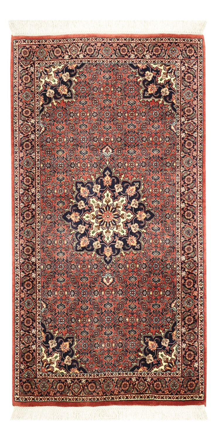 Alfombra persa - Bidjar - 135 x 71 cm - óxido