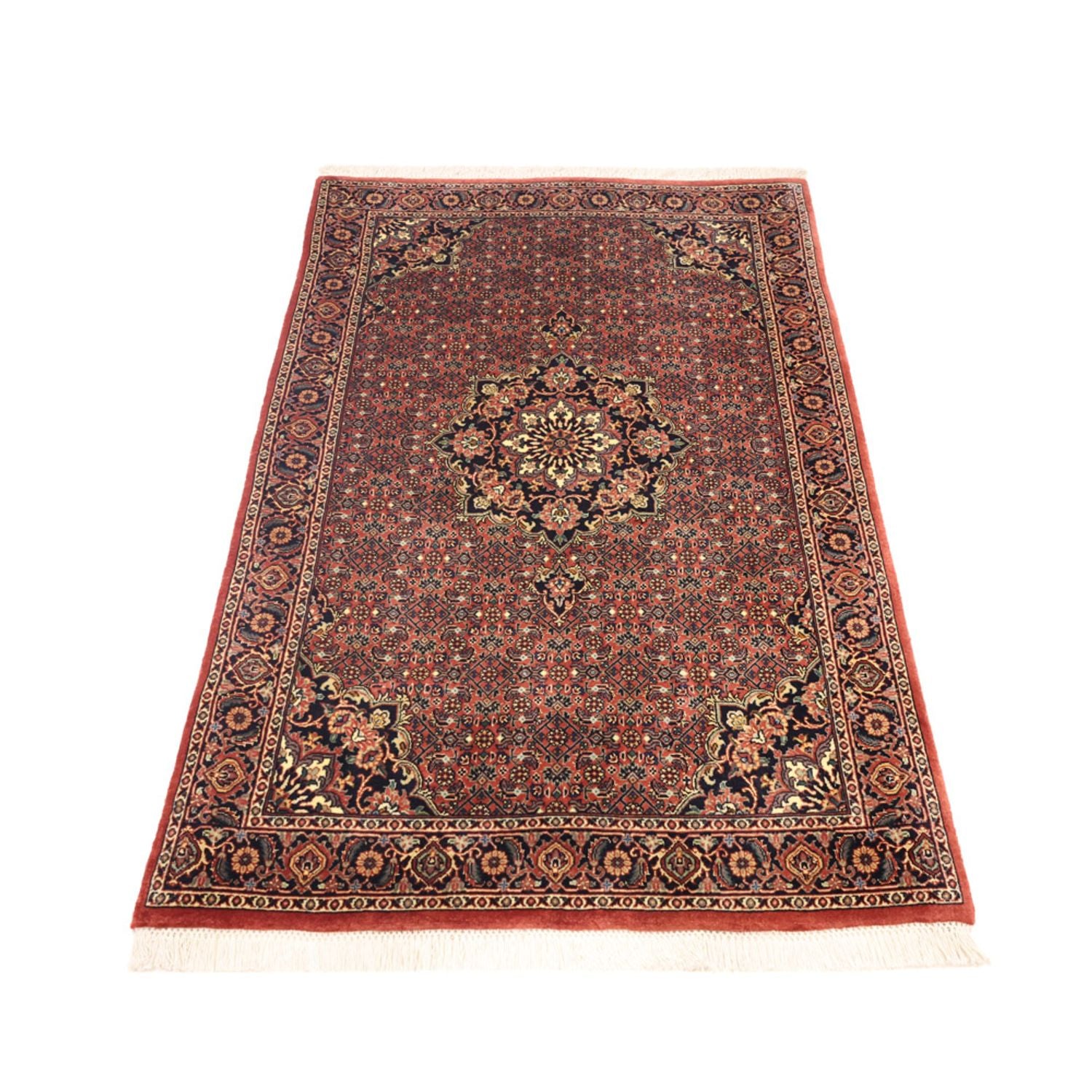 Alfombra persa - Bidjar - 147 x 90 cm - óxido
