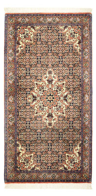 Alfombra persa - Bidjar - 138 x 72 cm - beige oscuro