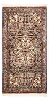 Alfombra persa - Bidjar - 138 x 72 cm - beige oscuro