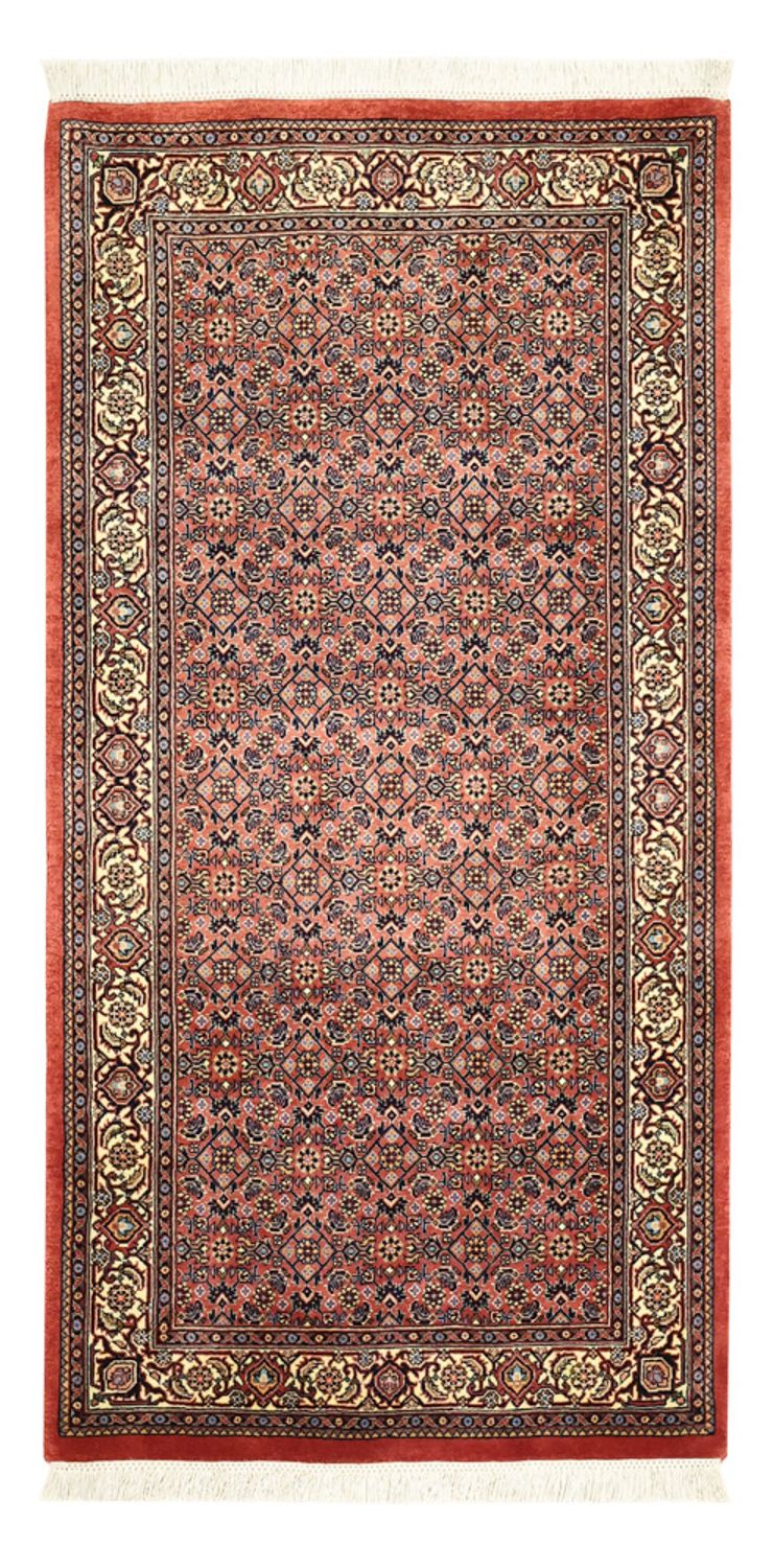 Alfombra persa - Bidjar - 141 x 70 cm - óxido