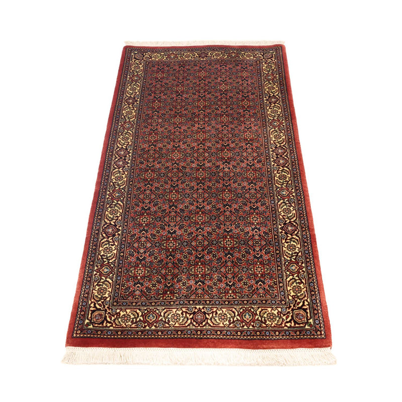 Alfombra persa - Bidjar - 141 x 70 cm - óxido