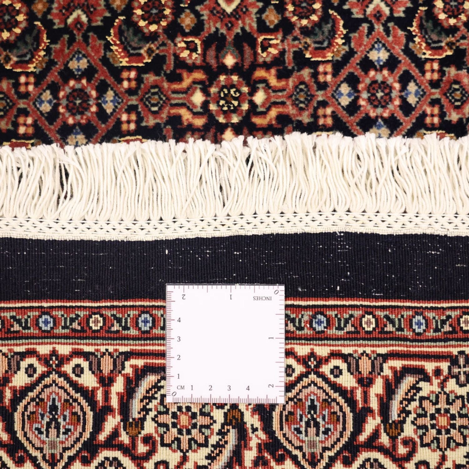 Alfombra persa - Bidjar - 152 x 88 cm - beige oscuro