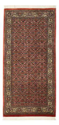 Alfombra persa - Bidjar - 142 x 72 cm - beige oscuro