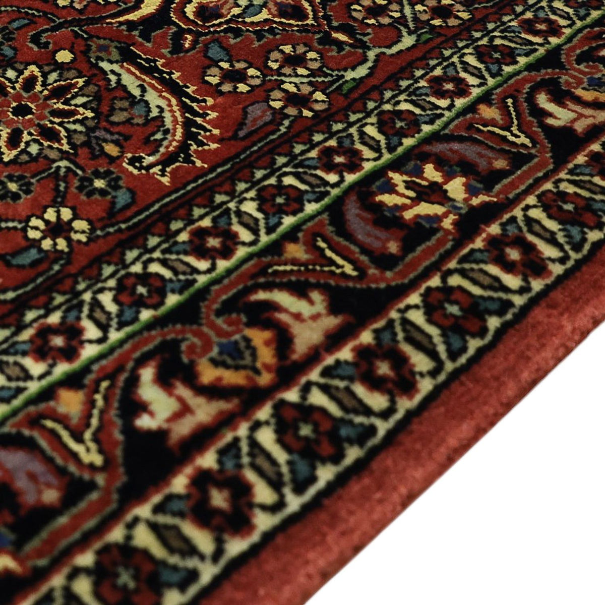 Alfombra persa - Bidjar - Real - 319 x 256 cm - azul oscuro