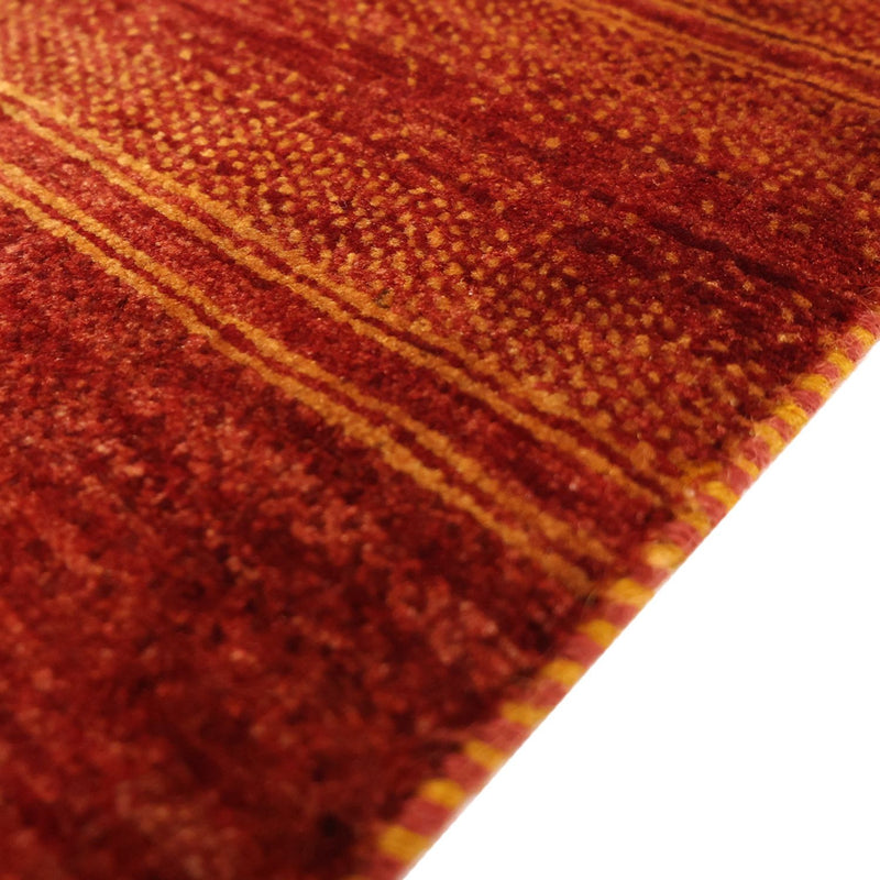 Alfombra Gabbeh - Persa Kashkuli - 116 x 99 cm - rojo oscuro