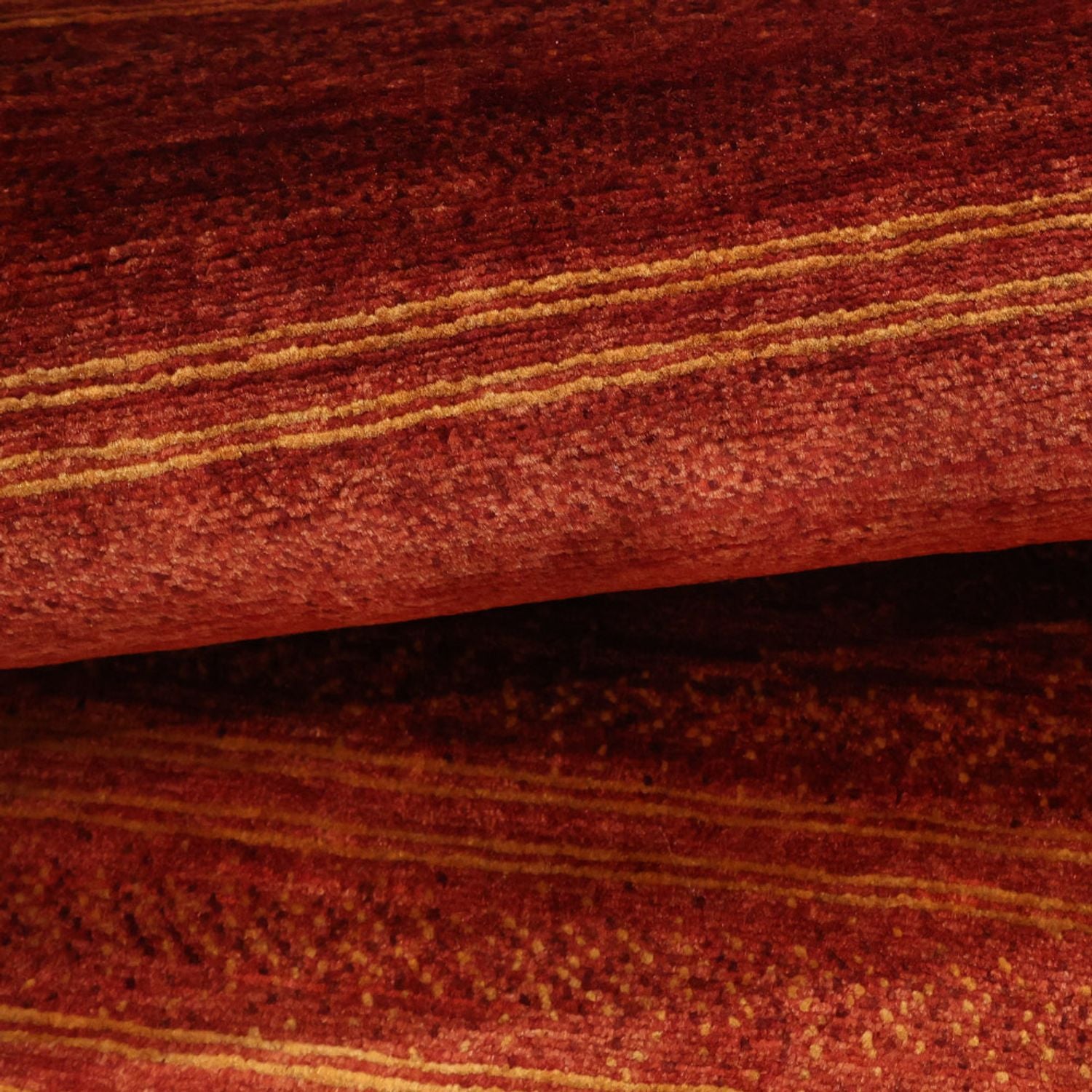 Alfombra Gabbeh - Persa Kashkuli - 116 x 99 cm - rojo oscuro