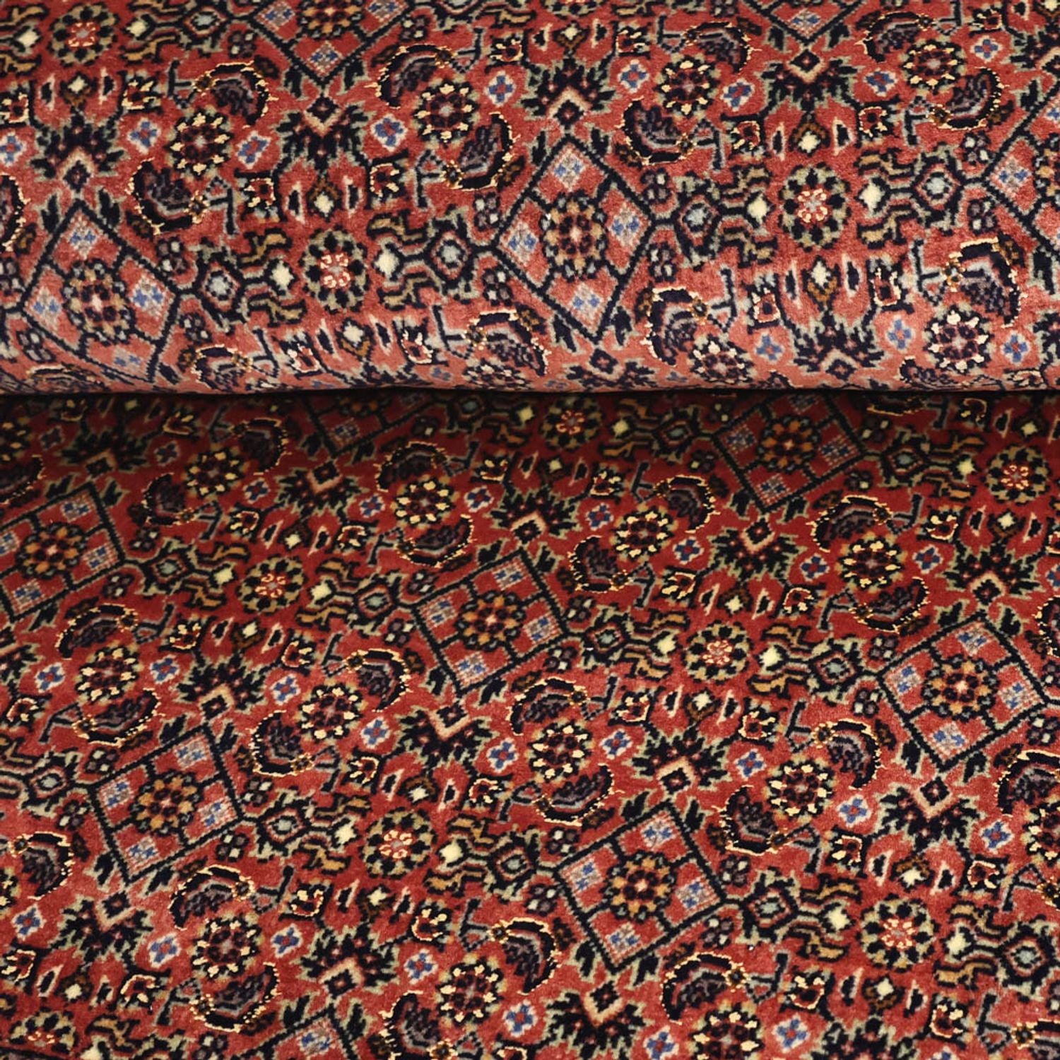 Alfombra persa - Bidjar - 148 x 90 cm - óxido