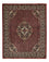 Alfombra persa - Bidjar - Real - 194 x 153 cm - rojo oscuro