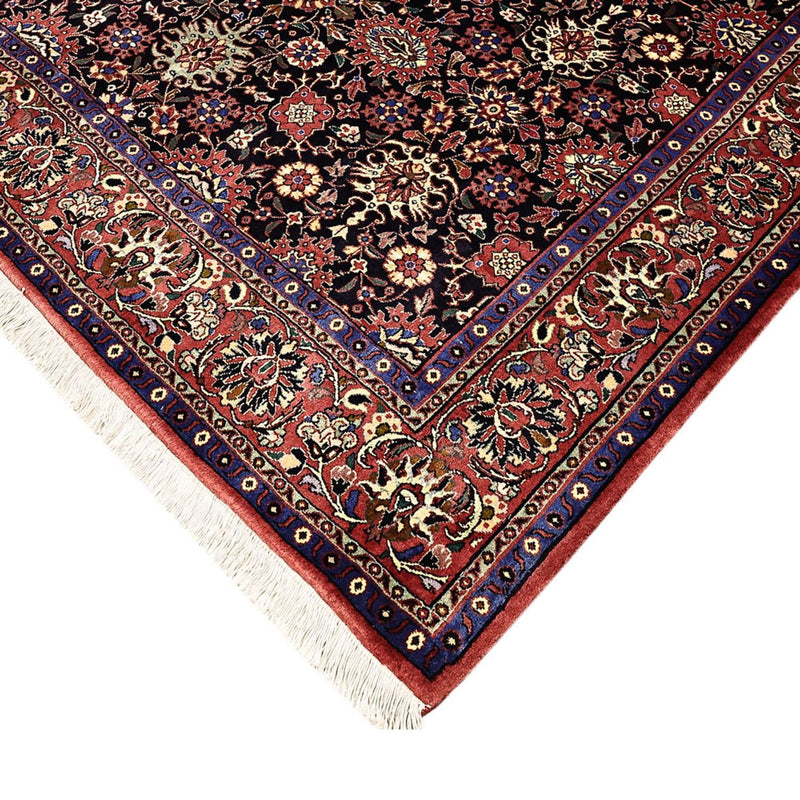 Alfombra persa - Bidjar - Real - 212 x 130 cm - azul oscuro