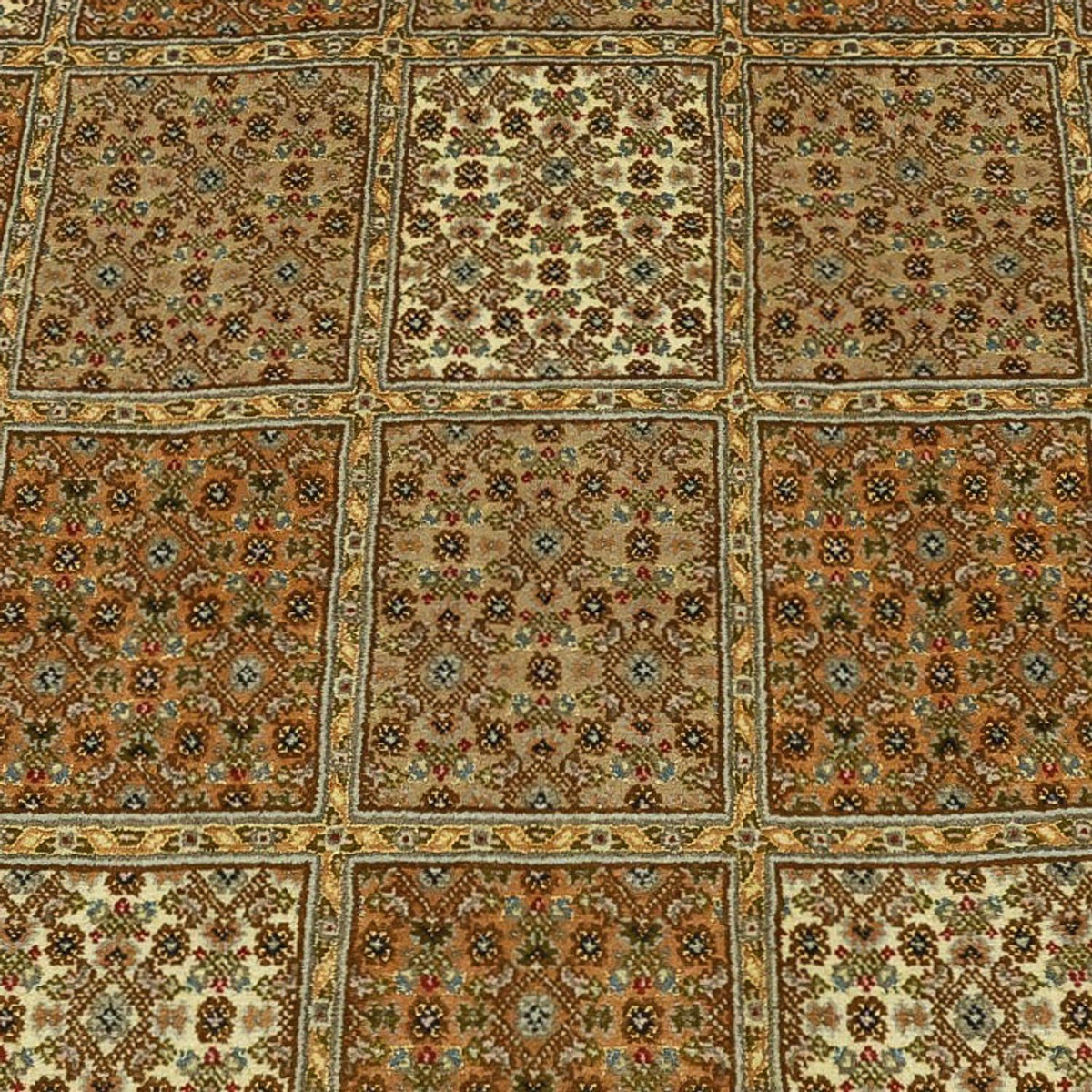 Alfombra Persa - Tabriz - Real - 208 x 149 cm - beige oscuro