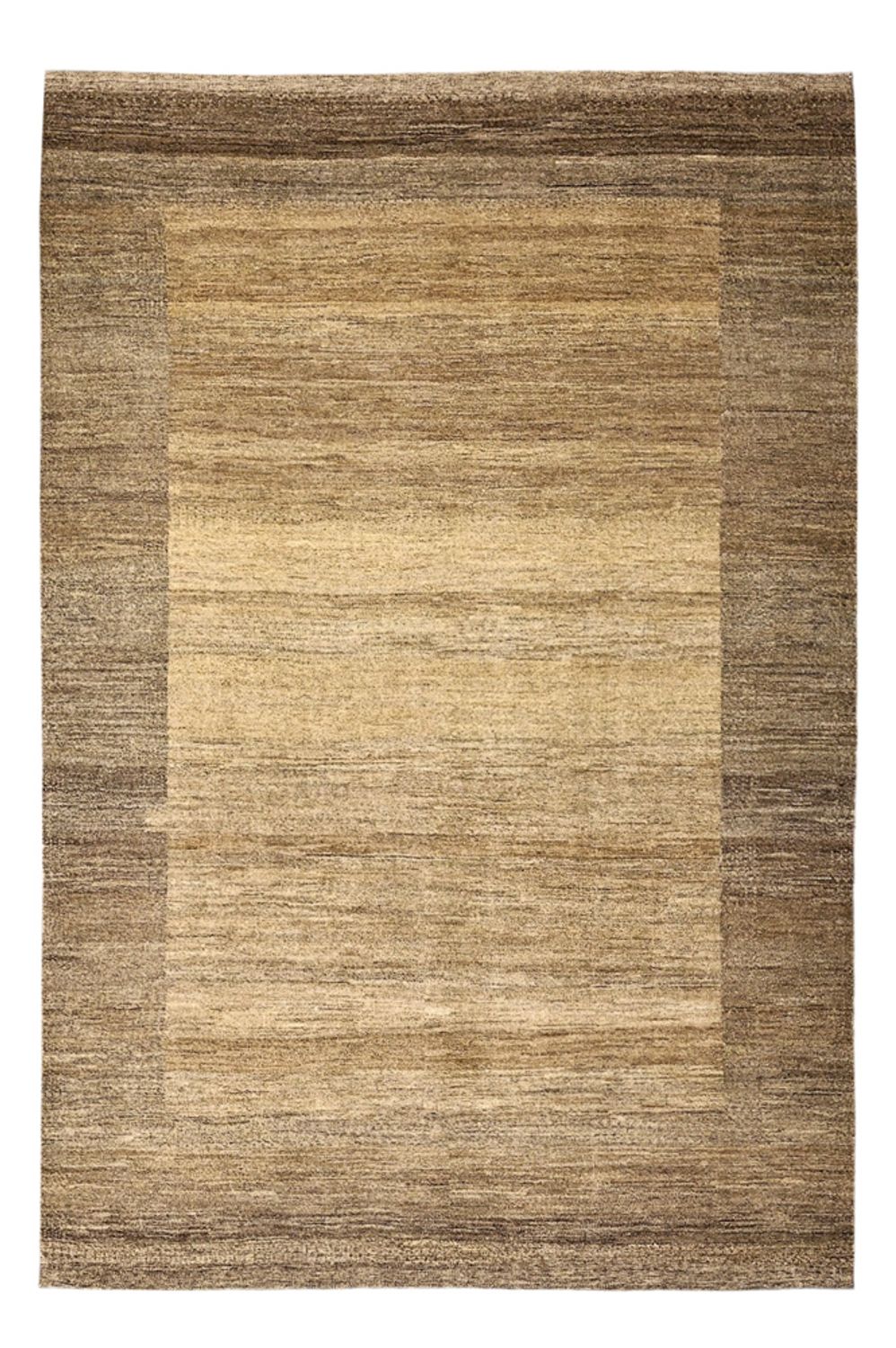 Alfombra Gabbeh - Loribaft Persa - 230 x 163 cm - beige oscuro