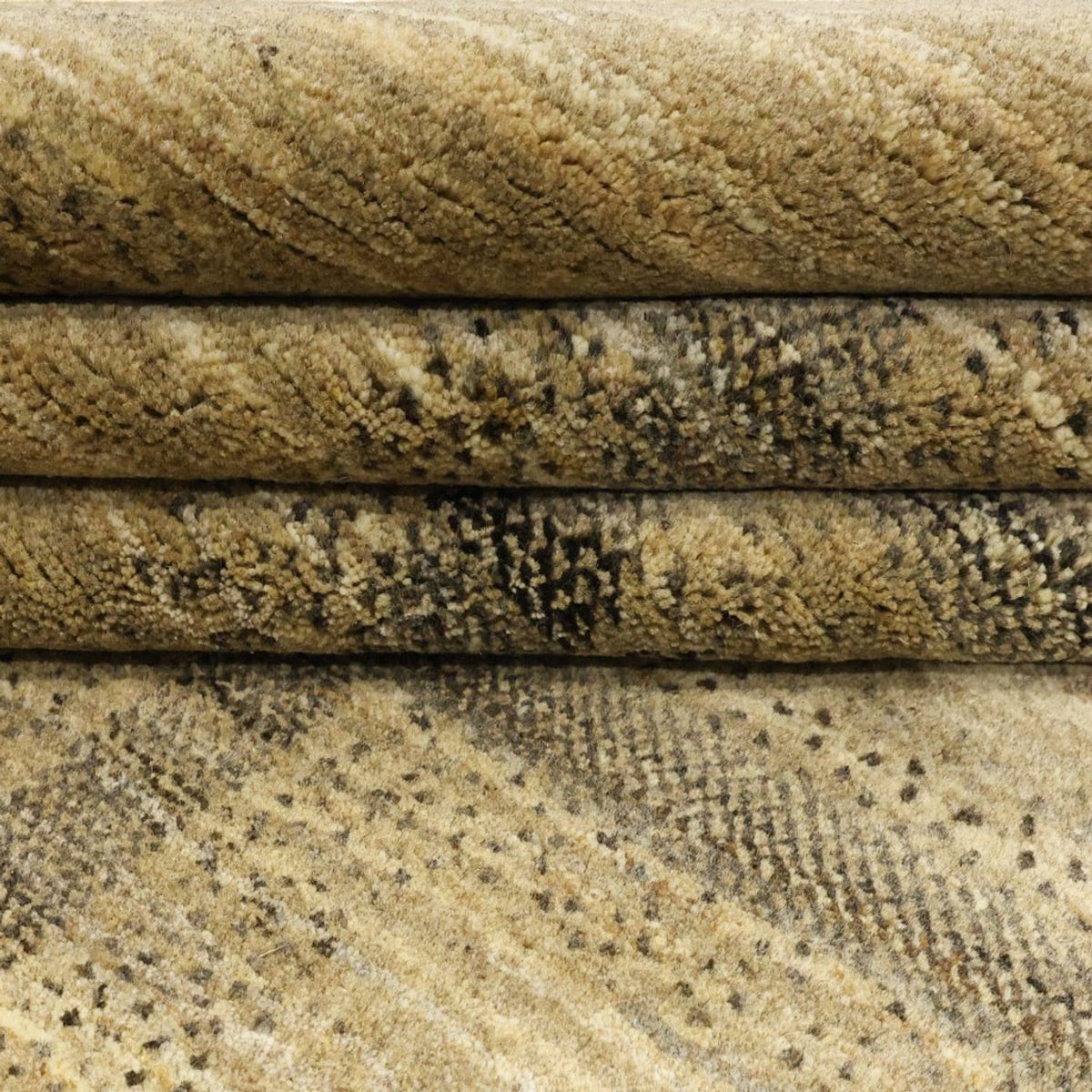 Alfombra Gabbeh - Loribaft Persa - 283 x 204 cm - beige oscuro